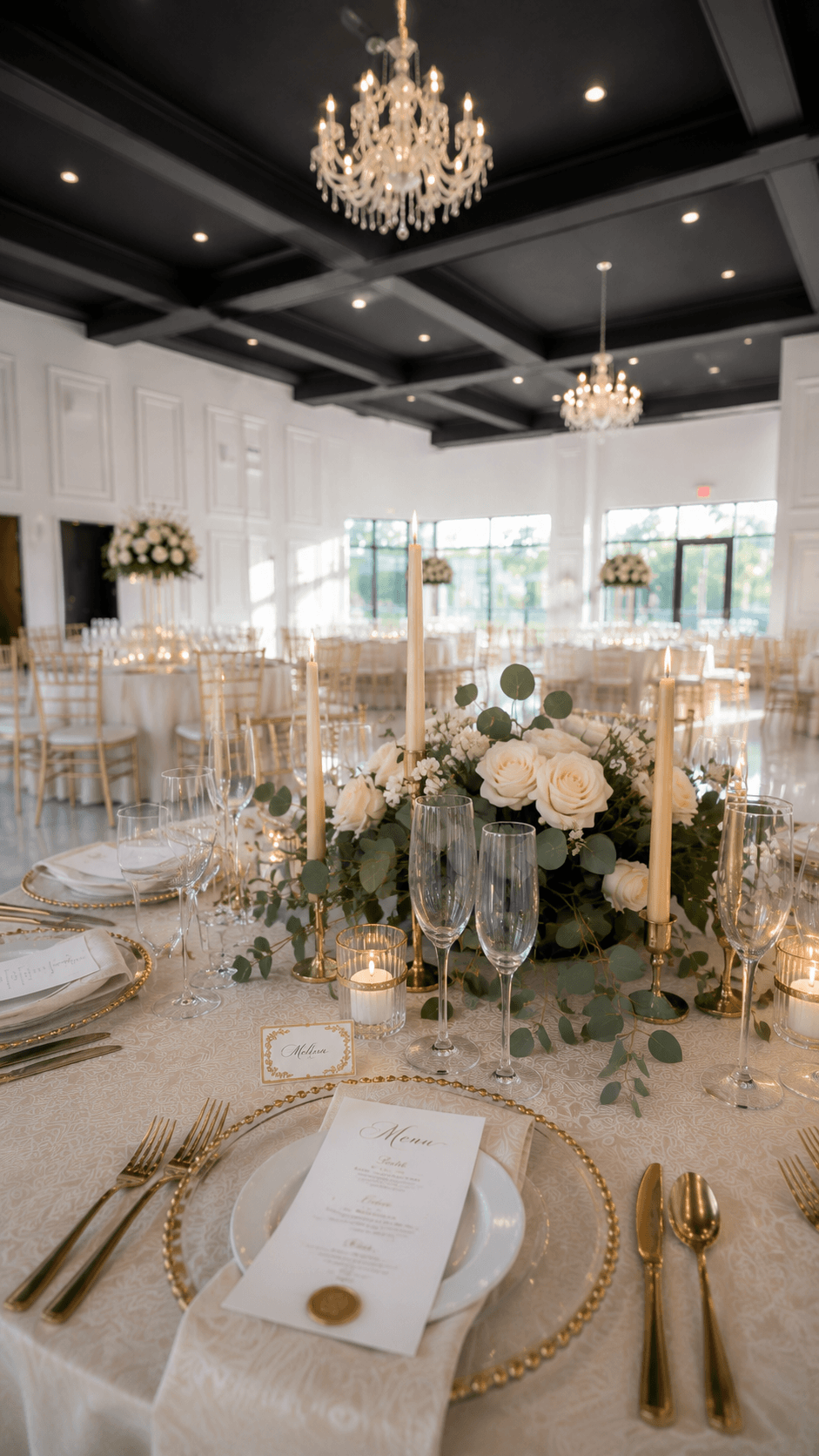 Wedding décor at The Starlight Pavilion